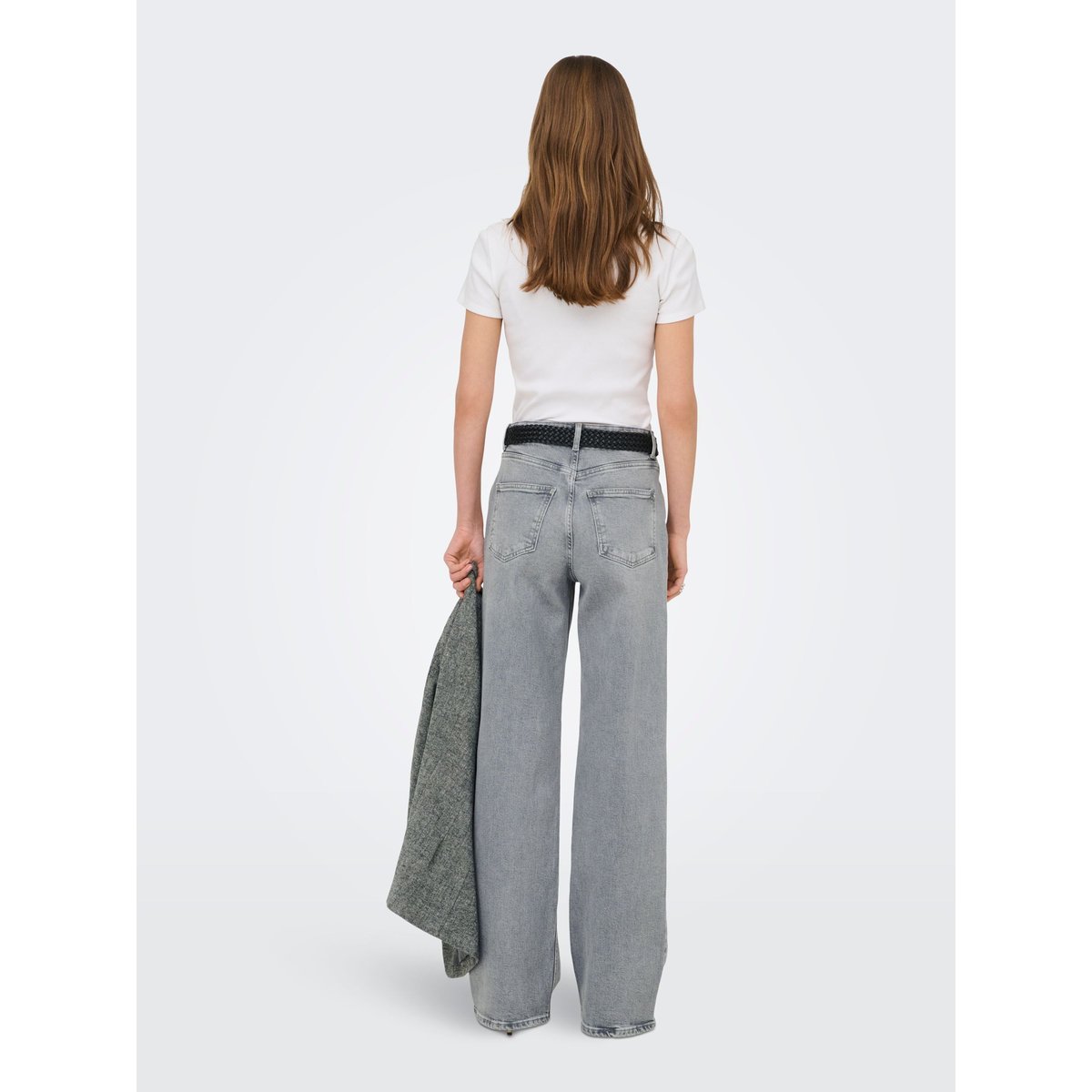 Jean À Jambe Large medium grey denim, ONLY