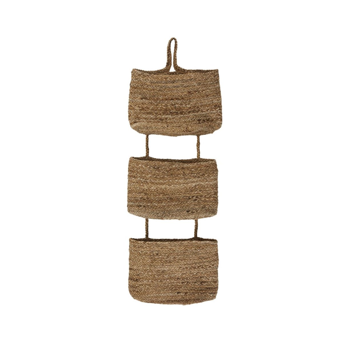 Panier rangement mural jute Rarmla marron clair, HOUSE DOCTOR