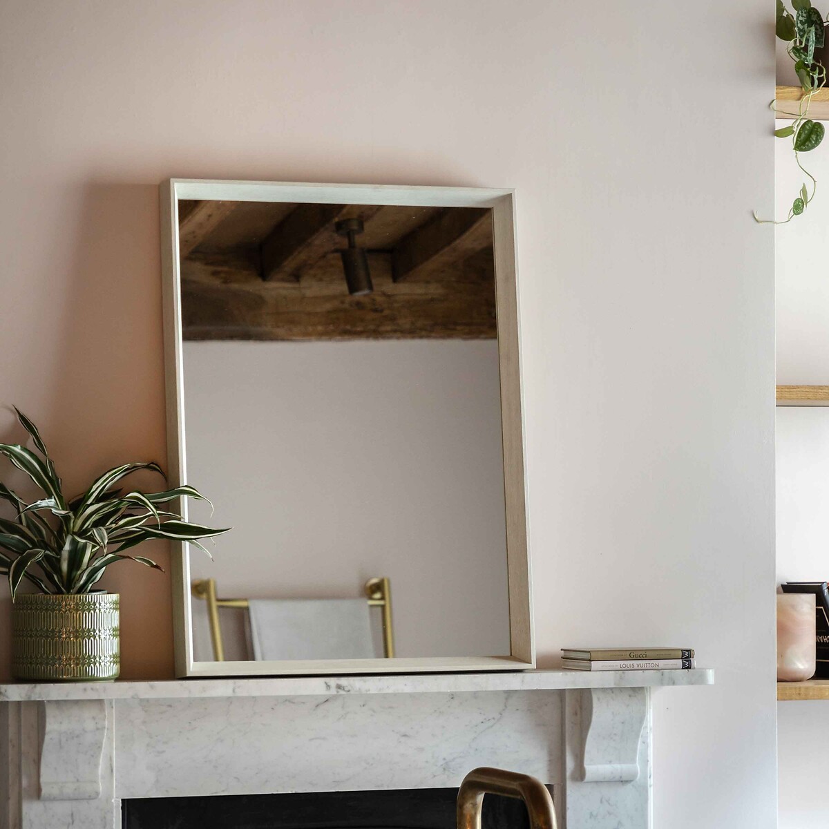 60x80cm Ashworth Rectangle Mirror white, ÉDITÉ
