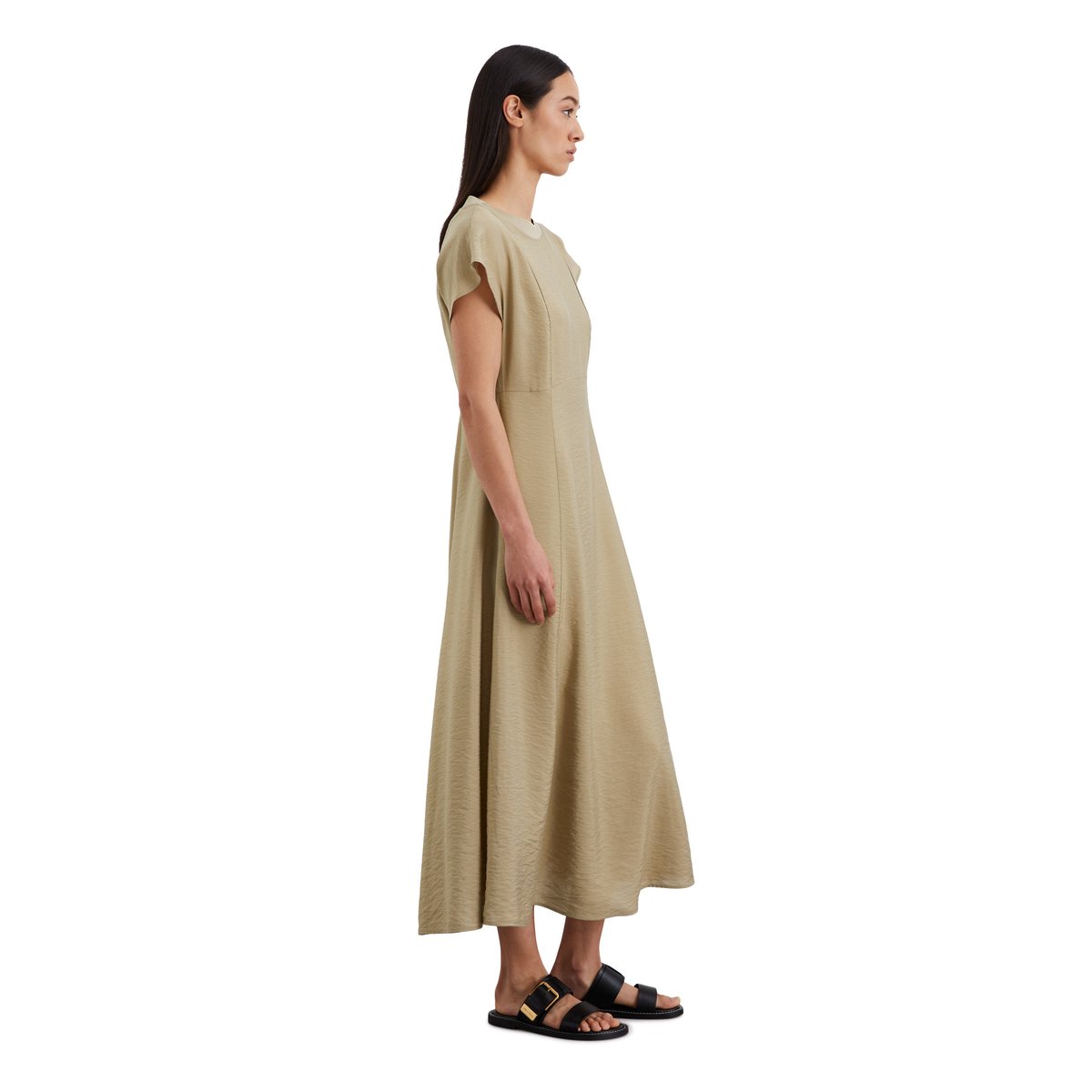 Robe regular en LENZING™ ECOVERO™ beige, MARC O'POLO