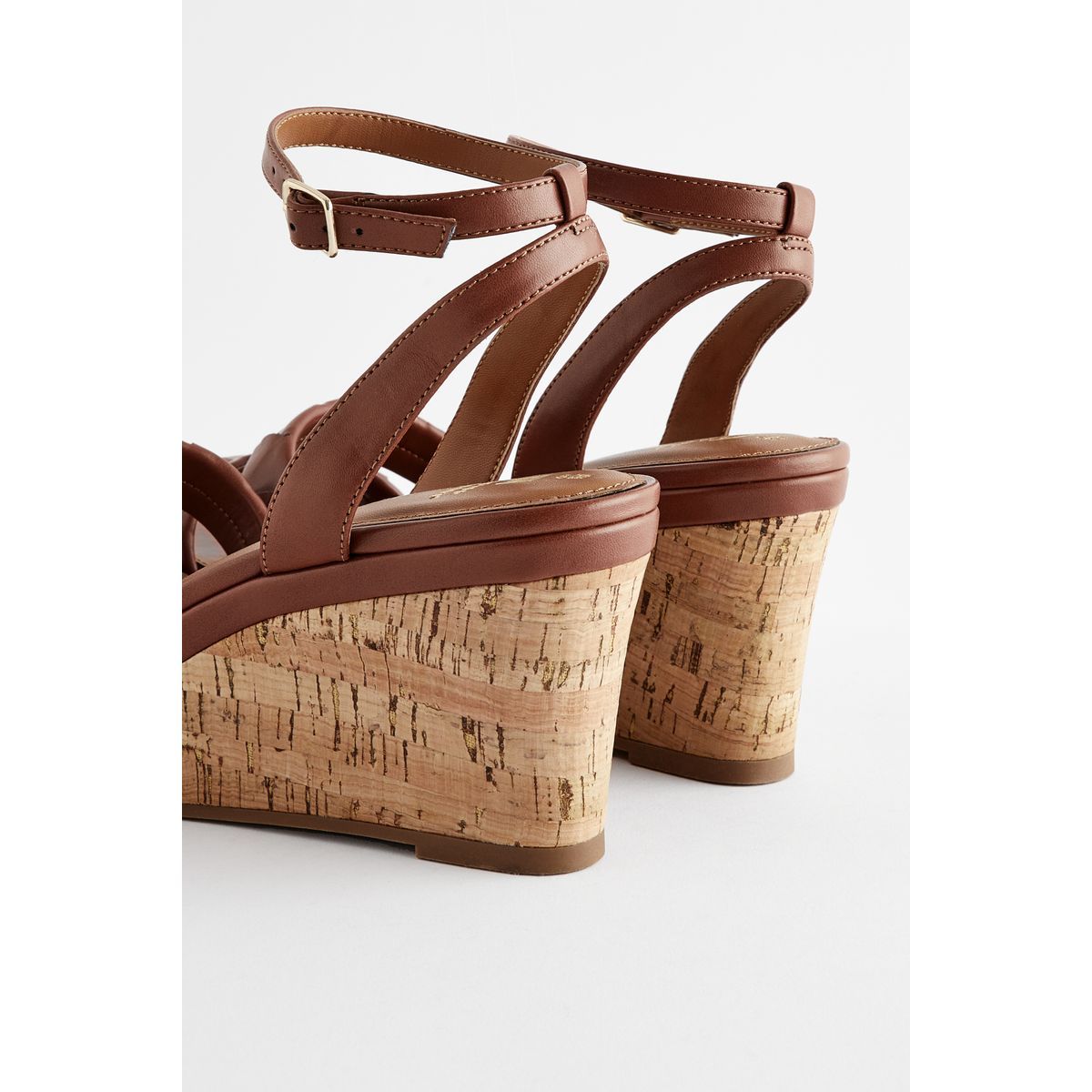 Chaussures pointure large marron fauve, NEXT