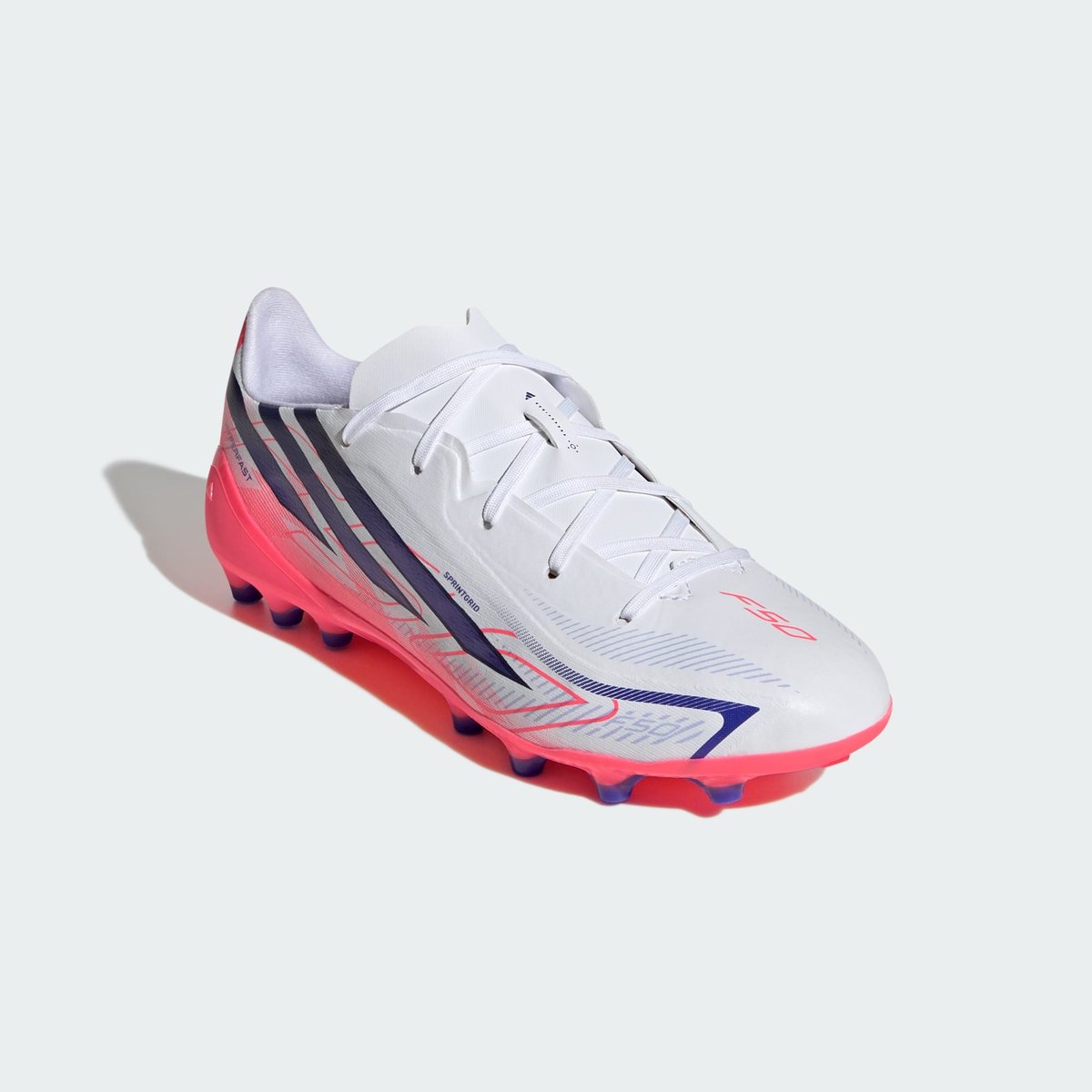 Chaussure De Football F50 Hyperfast League Terrain Synthétique Enfants Chaussure De Football F50 Hyperfast League Terrain Synthétique Enfants cloud white / solar purple / solar turbo, adidas Performance
