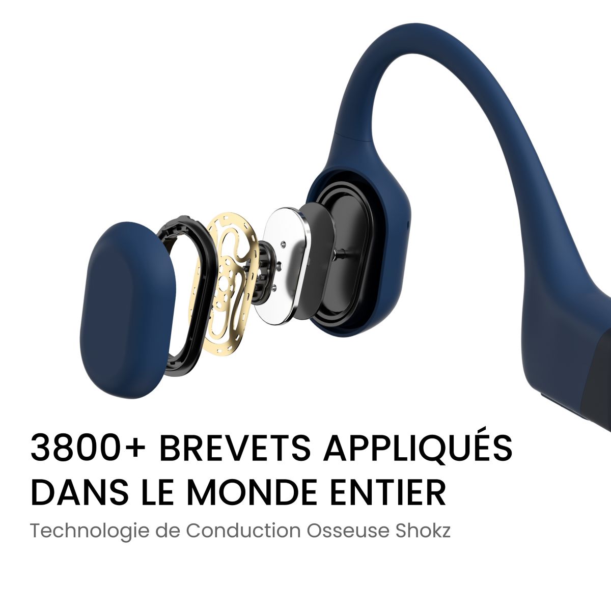 Casque OpenRun USB-C Bleu bleu, SHOKZ