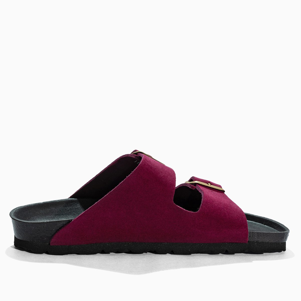 Sandales en cuir suedé ATLAS rose, BAYTON