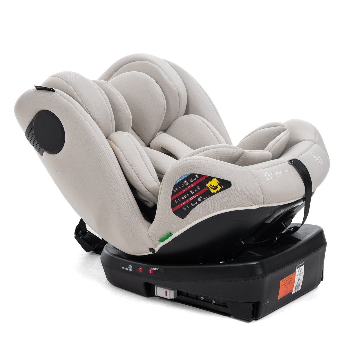 Siège auto Isofix - pivontant 360 ° - 40-150 cm - 0-36kg- i- Evol - beige couleur unique, BEBELISSIMO J'AIME