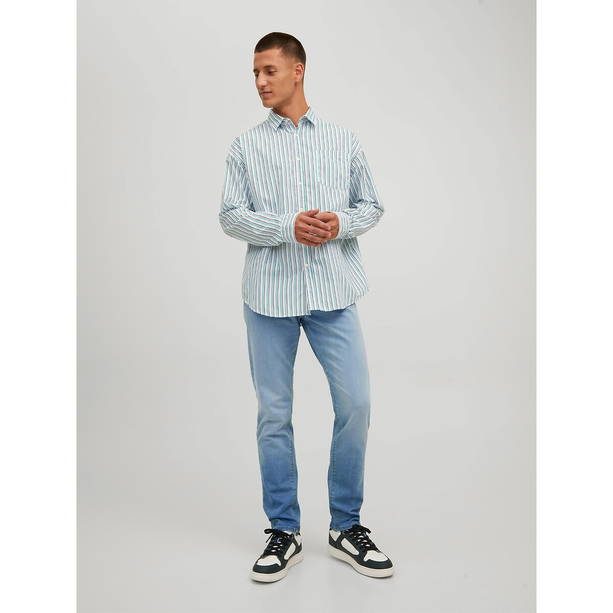 Jean slim Glenn bleu jean, JACK & JONES