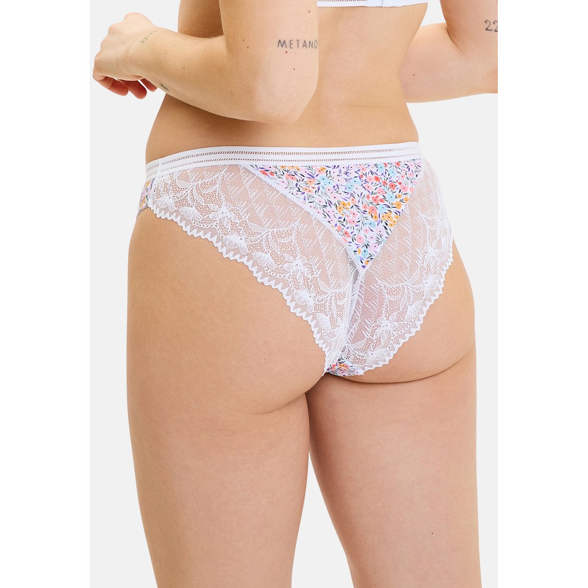 Slip VALERIA feuillage fond marine, BILLET DOUX