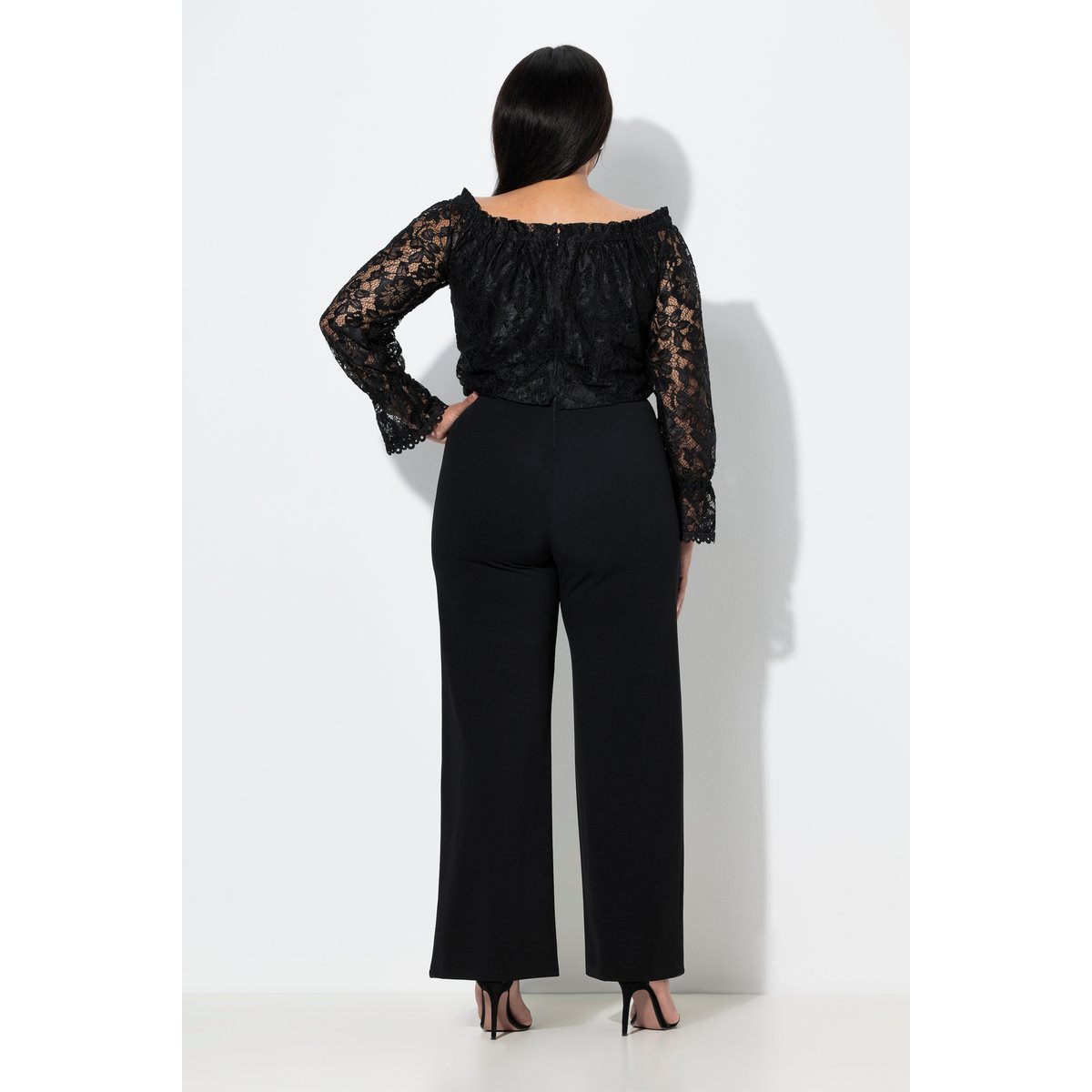 Combinaison jambe large noir, ULLA POPKEN