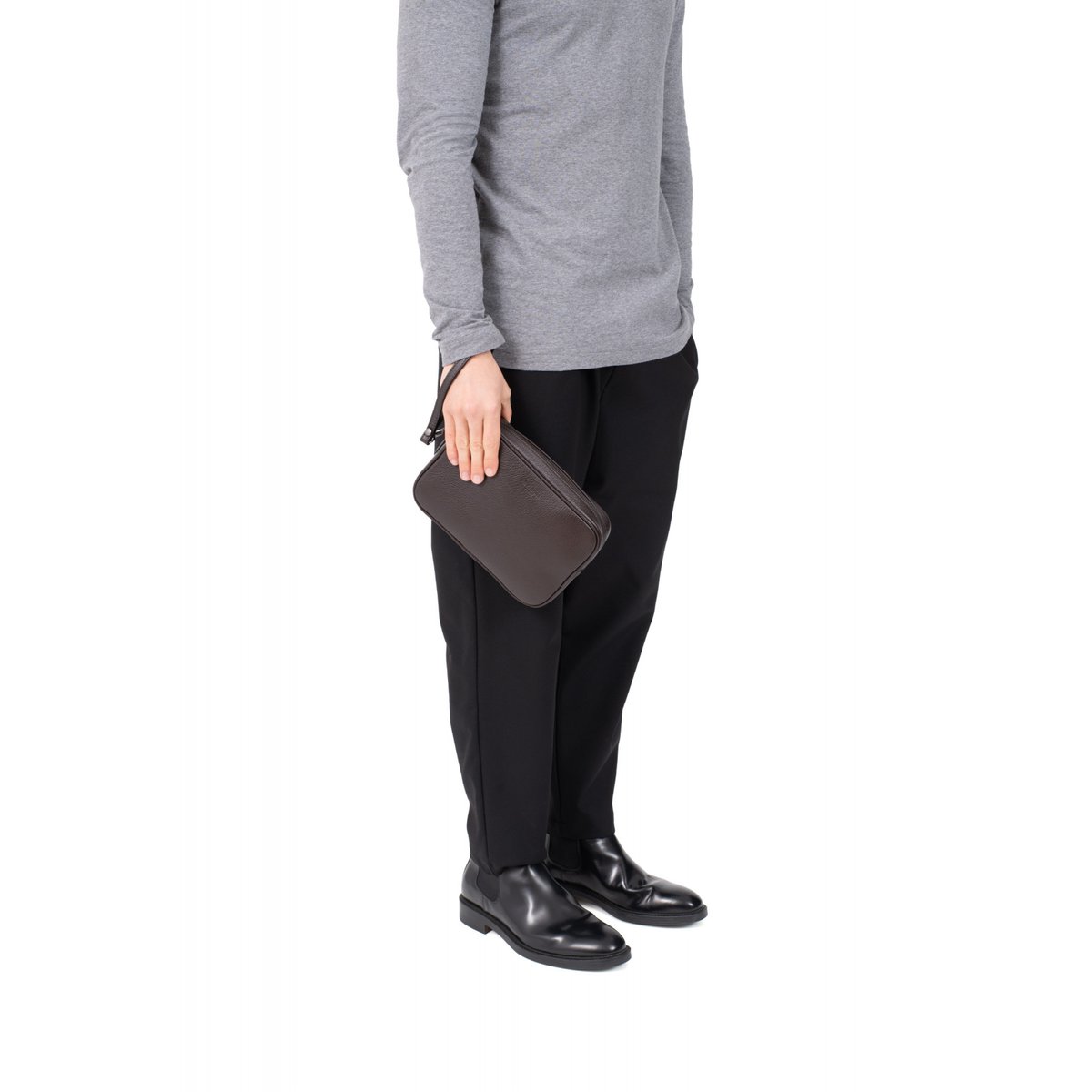 Pochette dragonne ENCORE noir, HEXAGONA