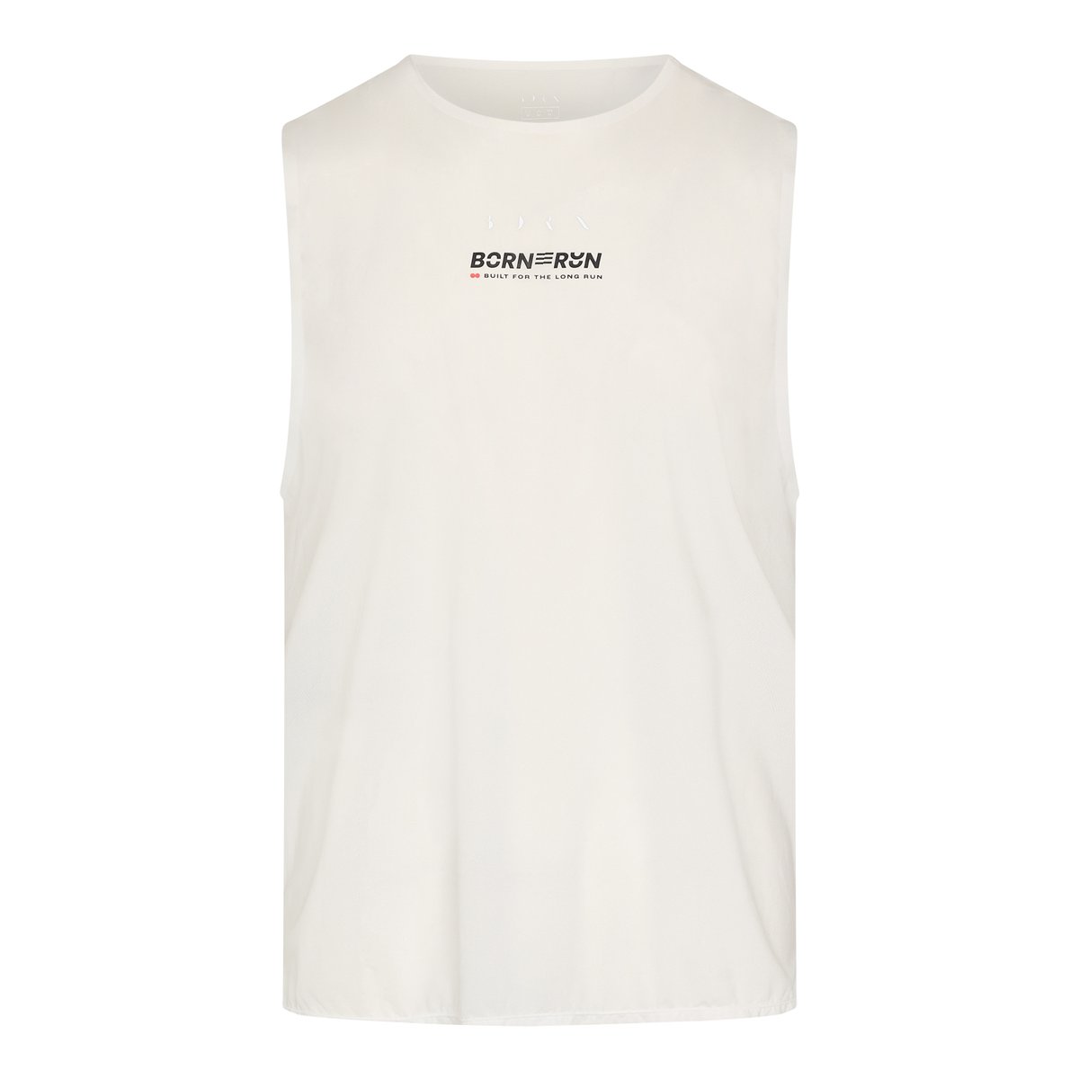 T-shirt de course à pied pour homme RYDER RUN Performance blanc, BORN