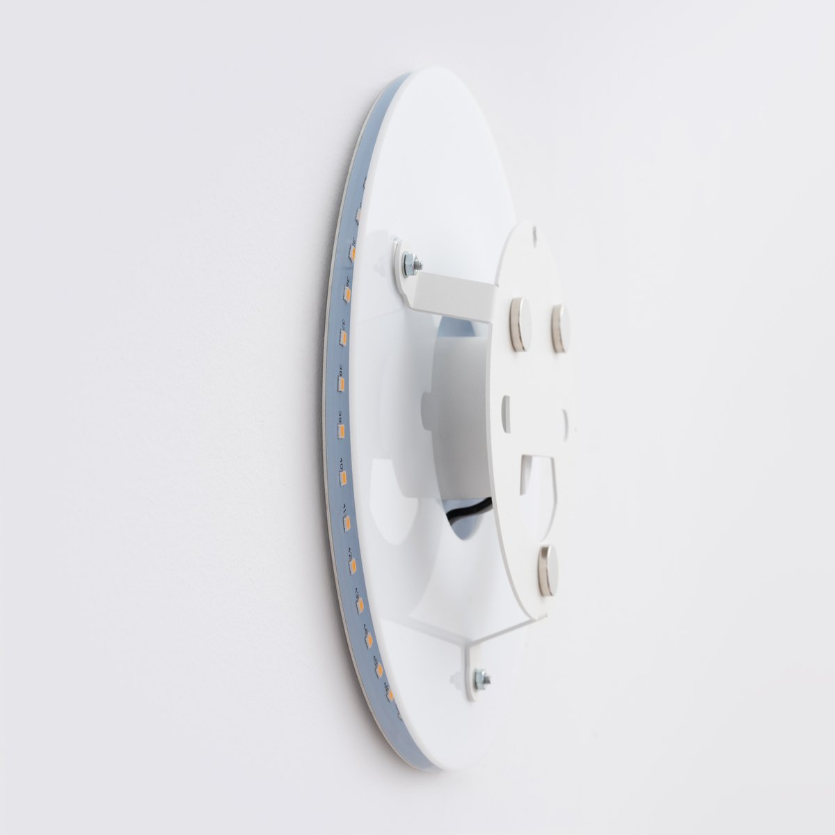 Applique murale Acier Blanc LED 1 Borgen blanc, EDEN