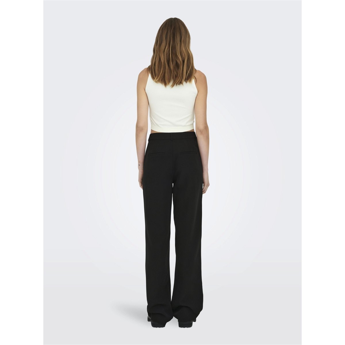 Pantalon À Jambe Large black 1, ONLY