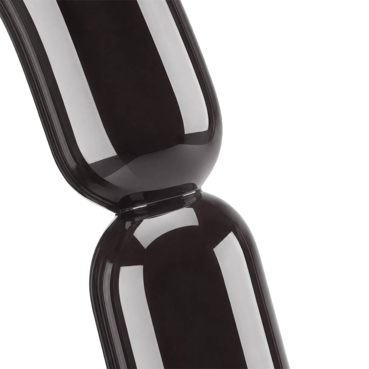 Miroir ovale finition glossy 160cm ADA noir, SWEEEK