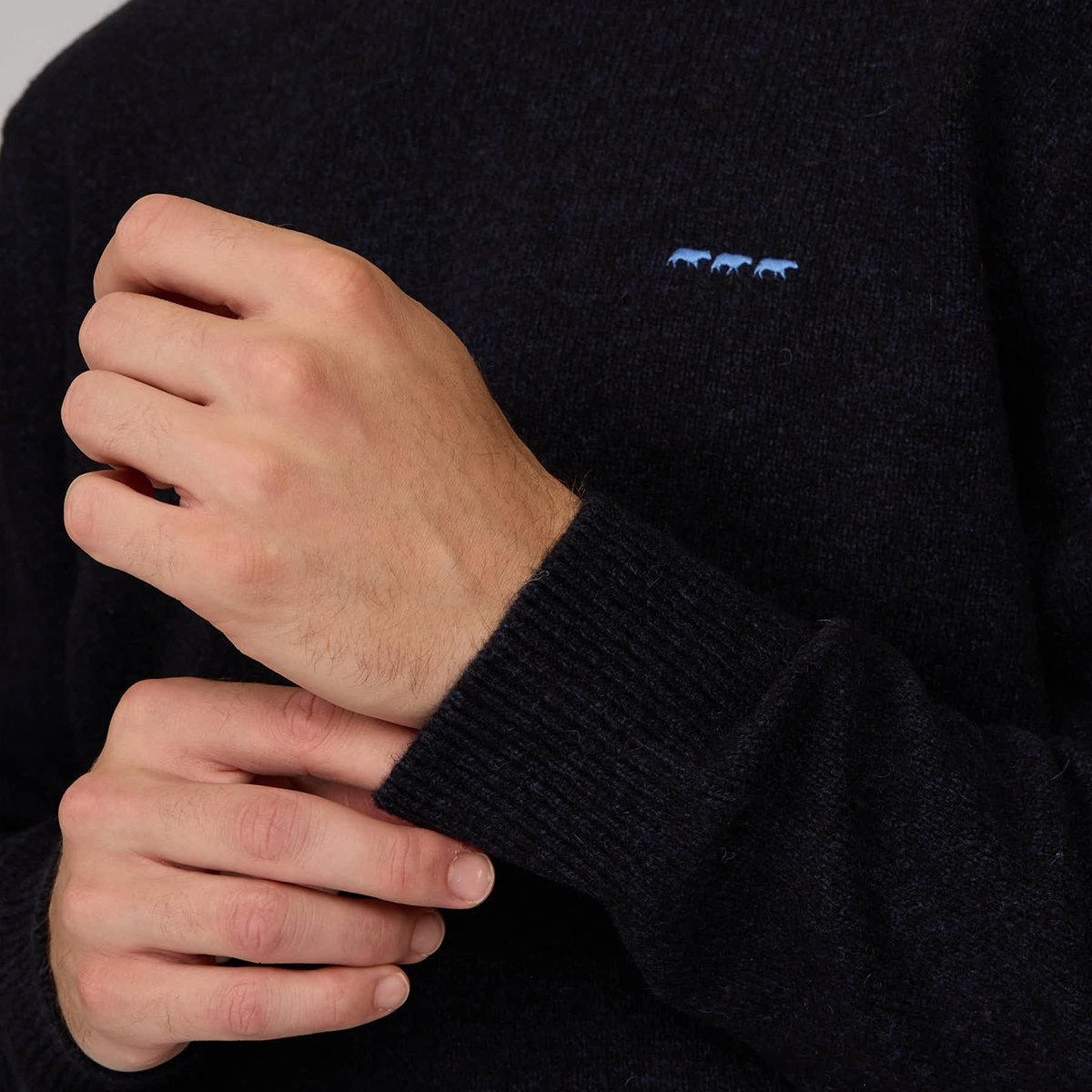 Pull Eliott bleu marine, MISE AU GREEN