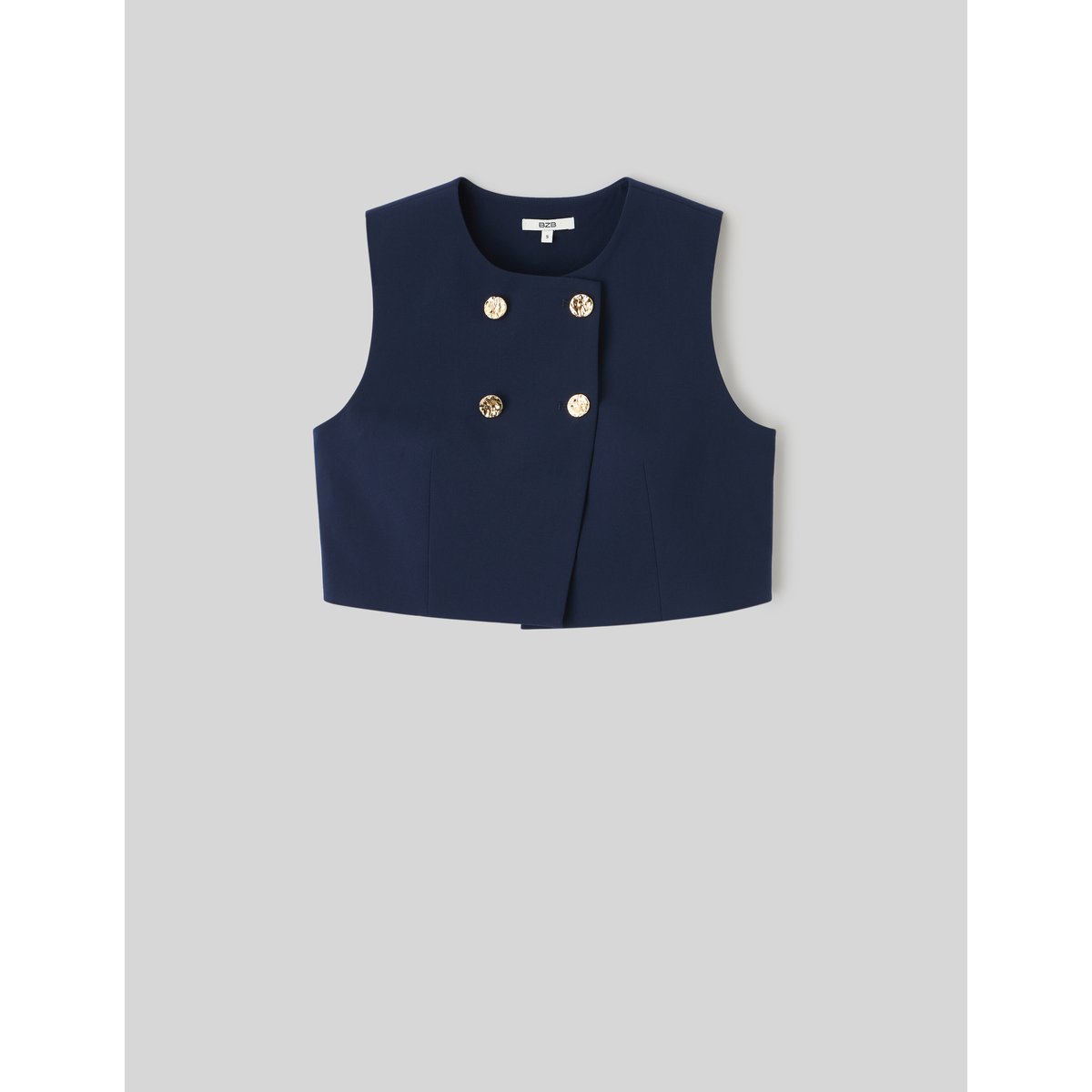 Veste boutonnée bleu foncé, BZB