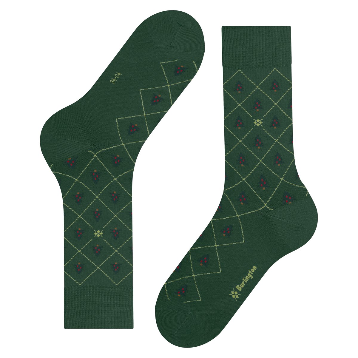 Chaussettes Christmas Tree Opaque vert, BURLINGTON