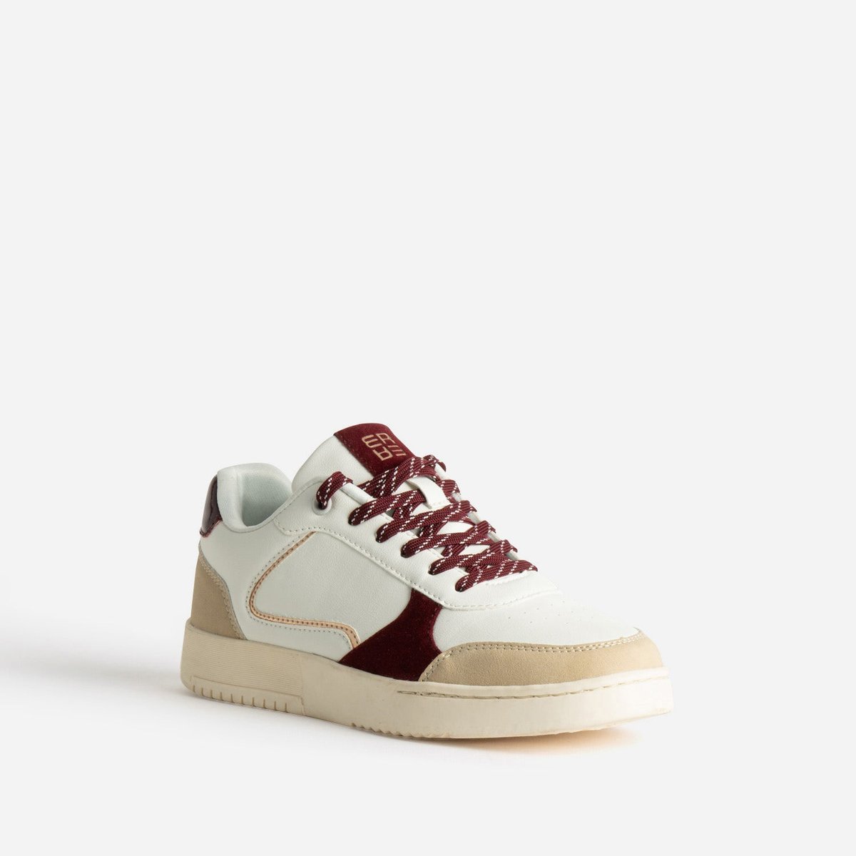 Basket PAREMIS blanc/rouge, ERAM