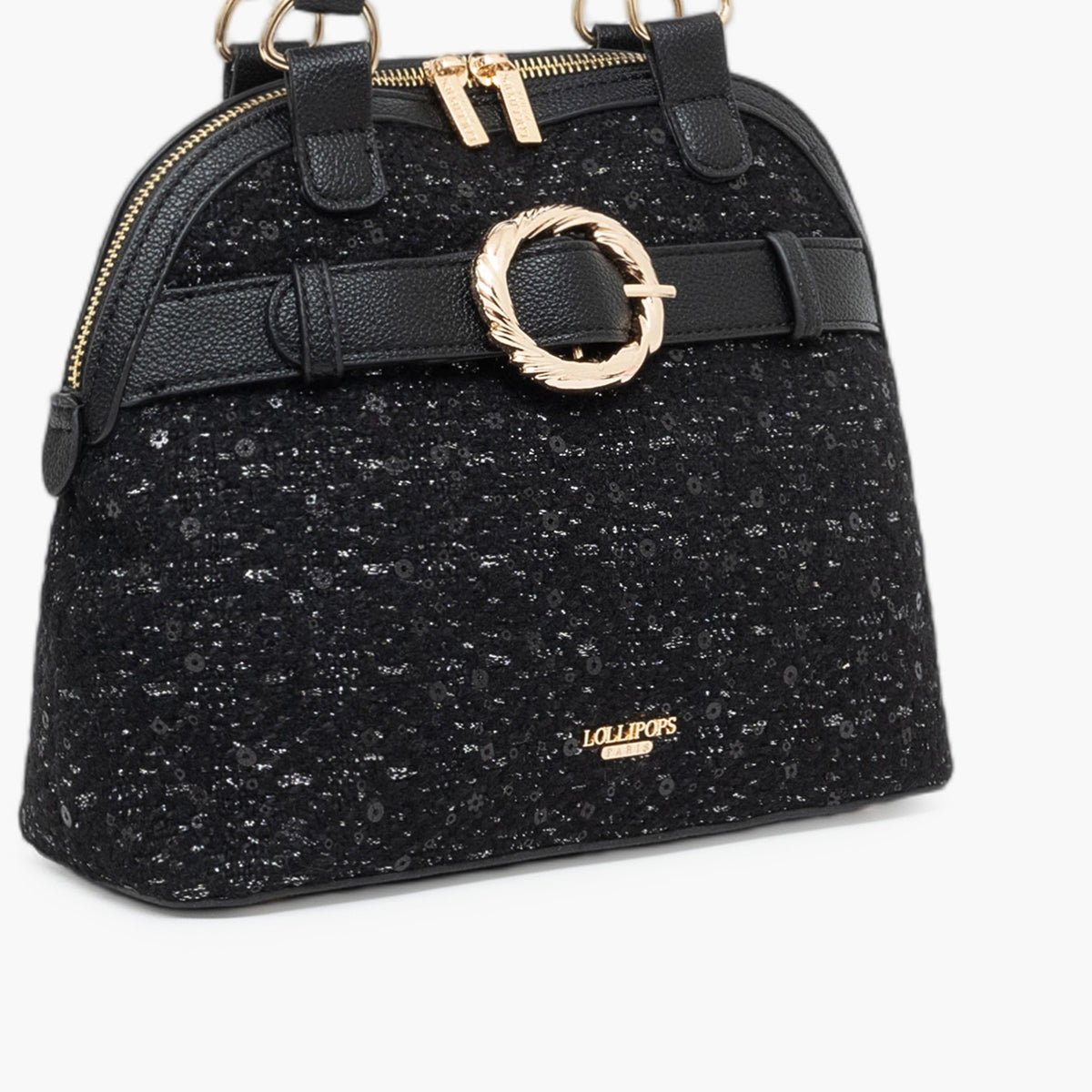 Petit sac shopper  Toundra noir,doré, LOLLIPOPS