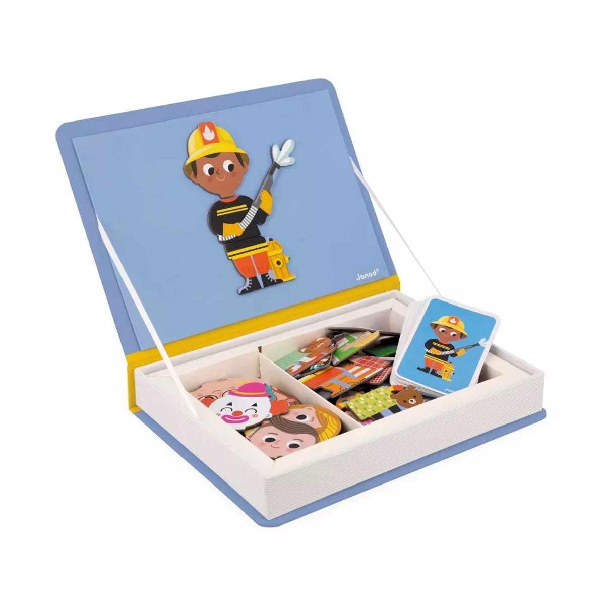Jeu magnétique Magneti'Book Métiers multicolore, JANOD