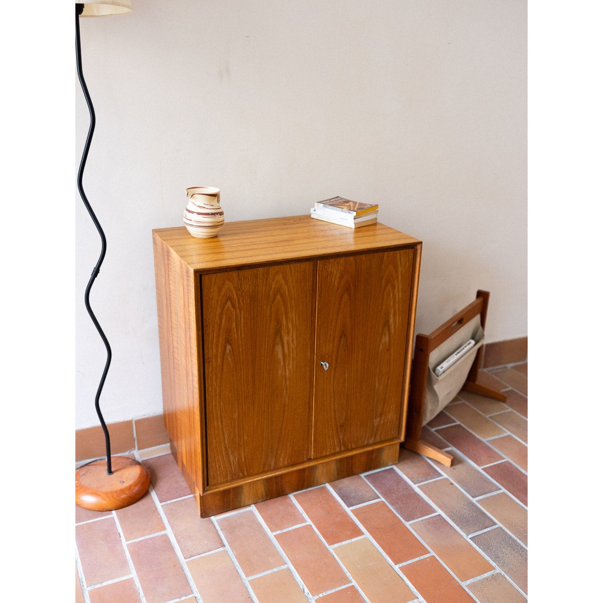 Buffet total look bois Gustave N°1622 - Bon état bois clair, DEBONGOUT
