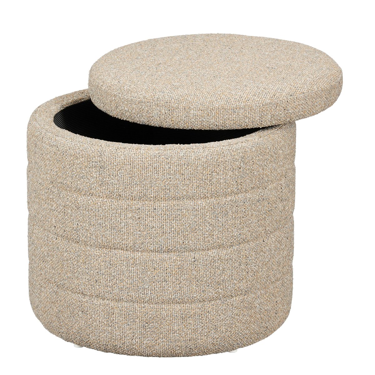 Pouf de rangement ELVYN beige, MICA DECORATIONS