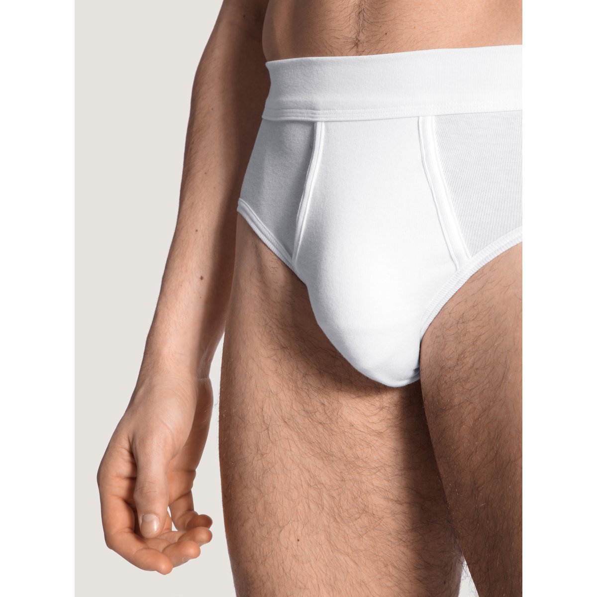 Classic slip avec ouverture Coton COTTON 1:1 blanc, CALIDA