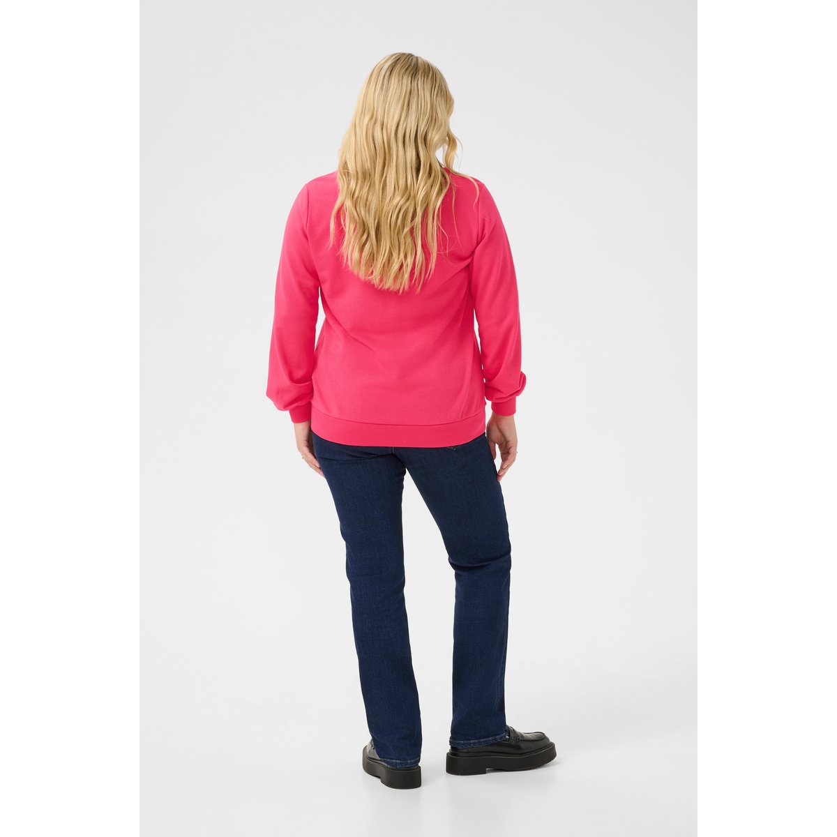 Sweatshirt rose raspberry, KAFFE CURVE
