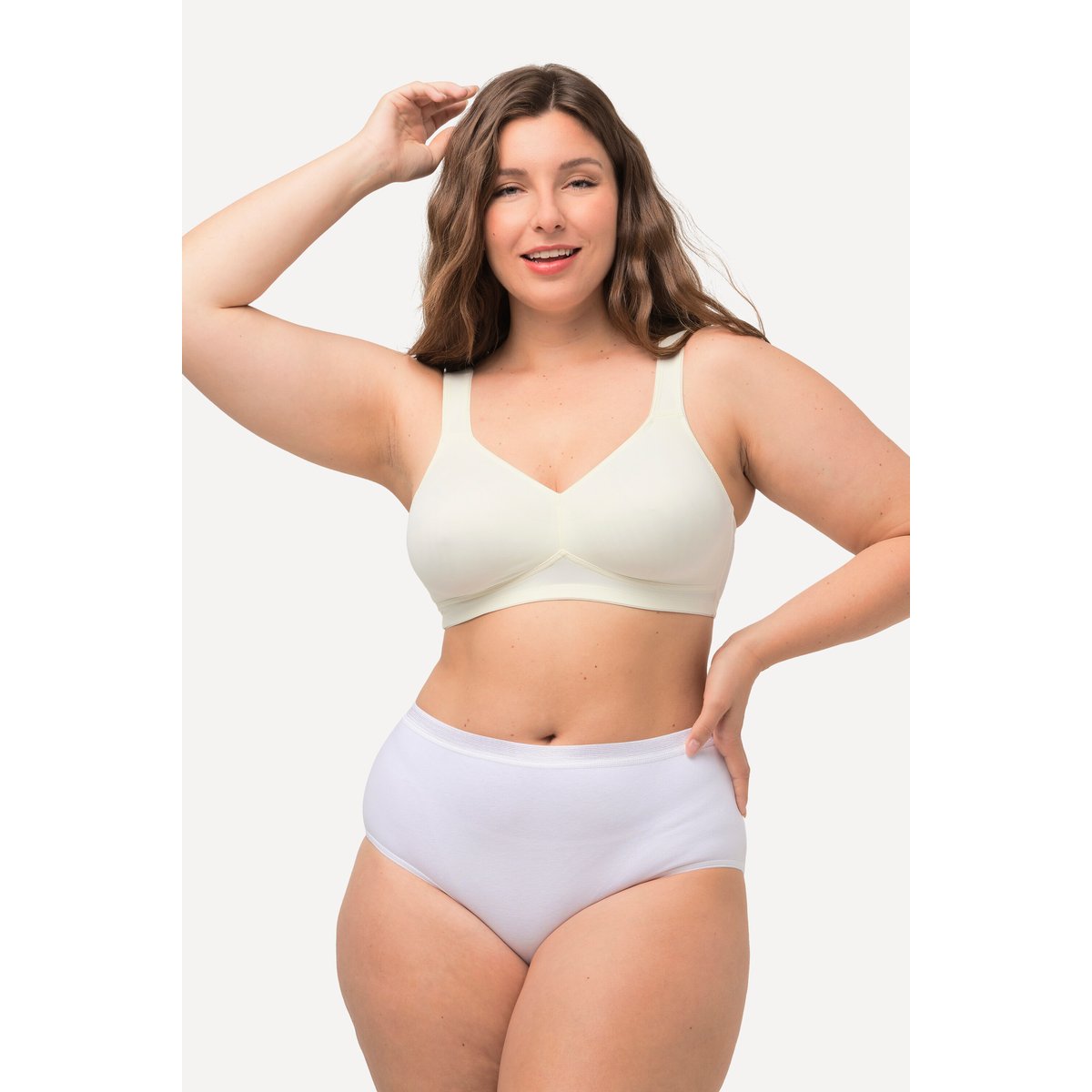 Soutien-gorge en microfibres champagne, ULLA POPKEN
