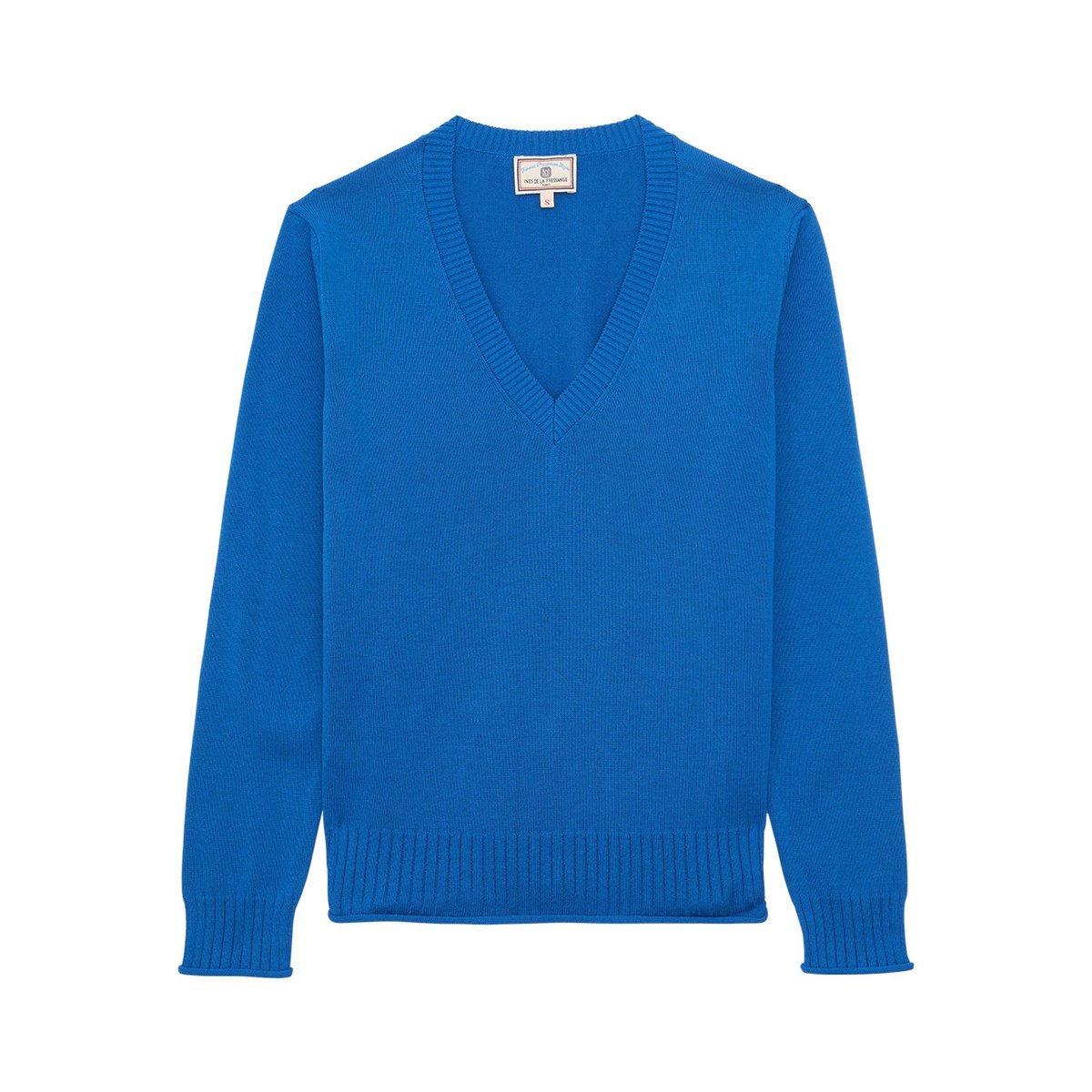 Pull Morcant en coton bleu, INES DE LA FRESSANGE PARIS