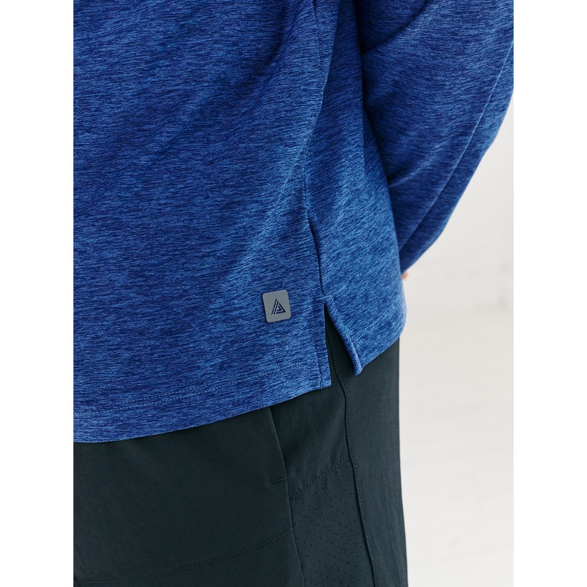 Pull à col zippé active training gym bleu cobalt, NEXT