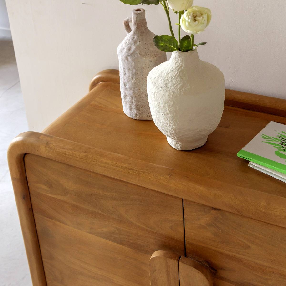 Buffet en bois de manguier FÉODOR bois clair, MADE IN MEUBLES 