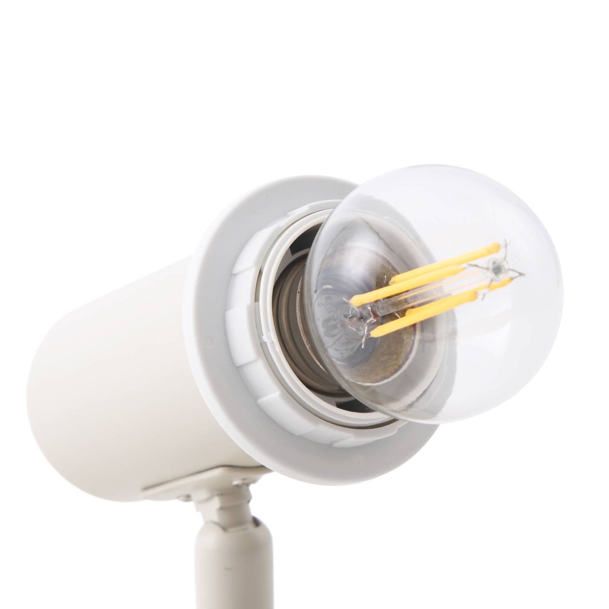 Spot en métal moderne, Ovelia beige, LINDBY