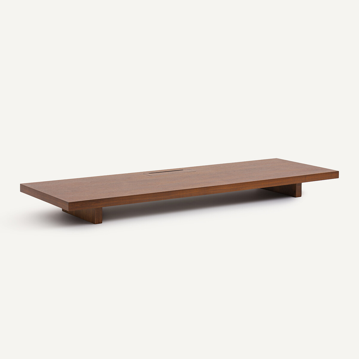 Plateau de bureau en plaqué noyer, largeur 200 cm, MIKUBE noyer, AM.PM