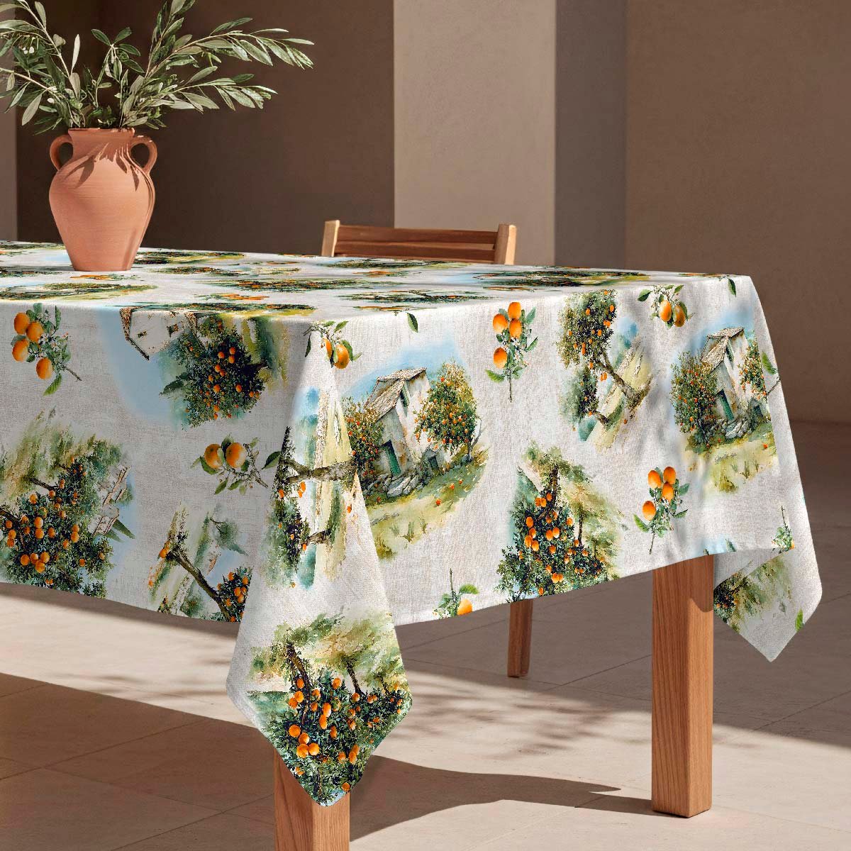 Nappe anti-taches Villaorange - 100% coton - multicolore, NAF NAF HOME