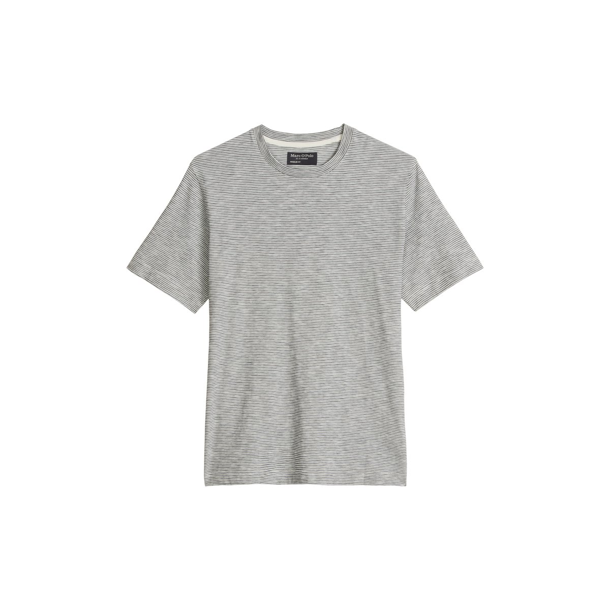 T-shirt DfC regular en qualité douce de jersey slub beige, MARC O'POLO