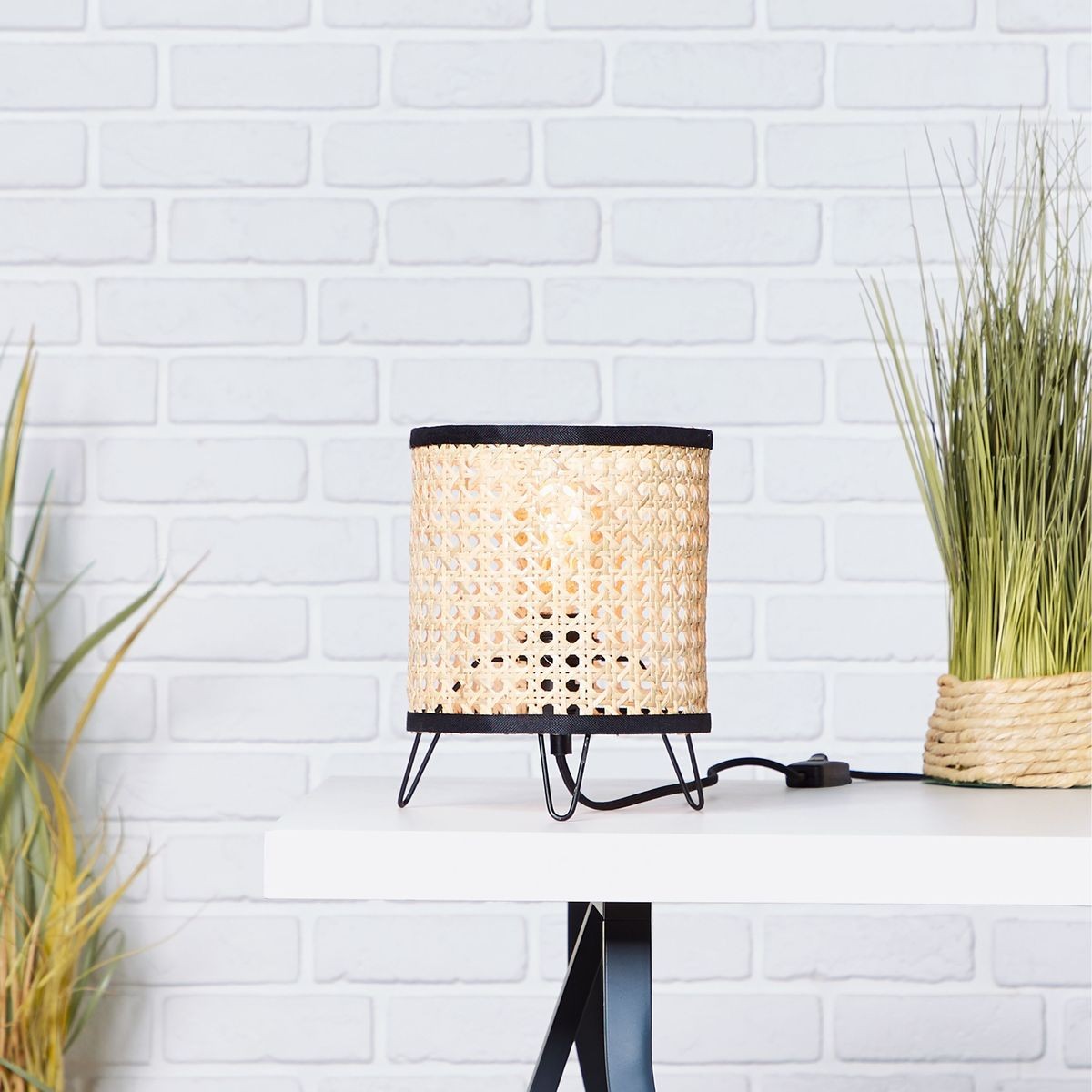 Lampe    WILEY marron, BRILLIANT