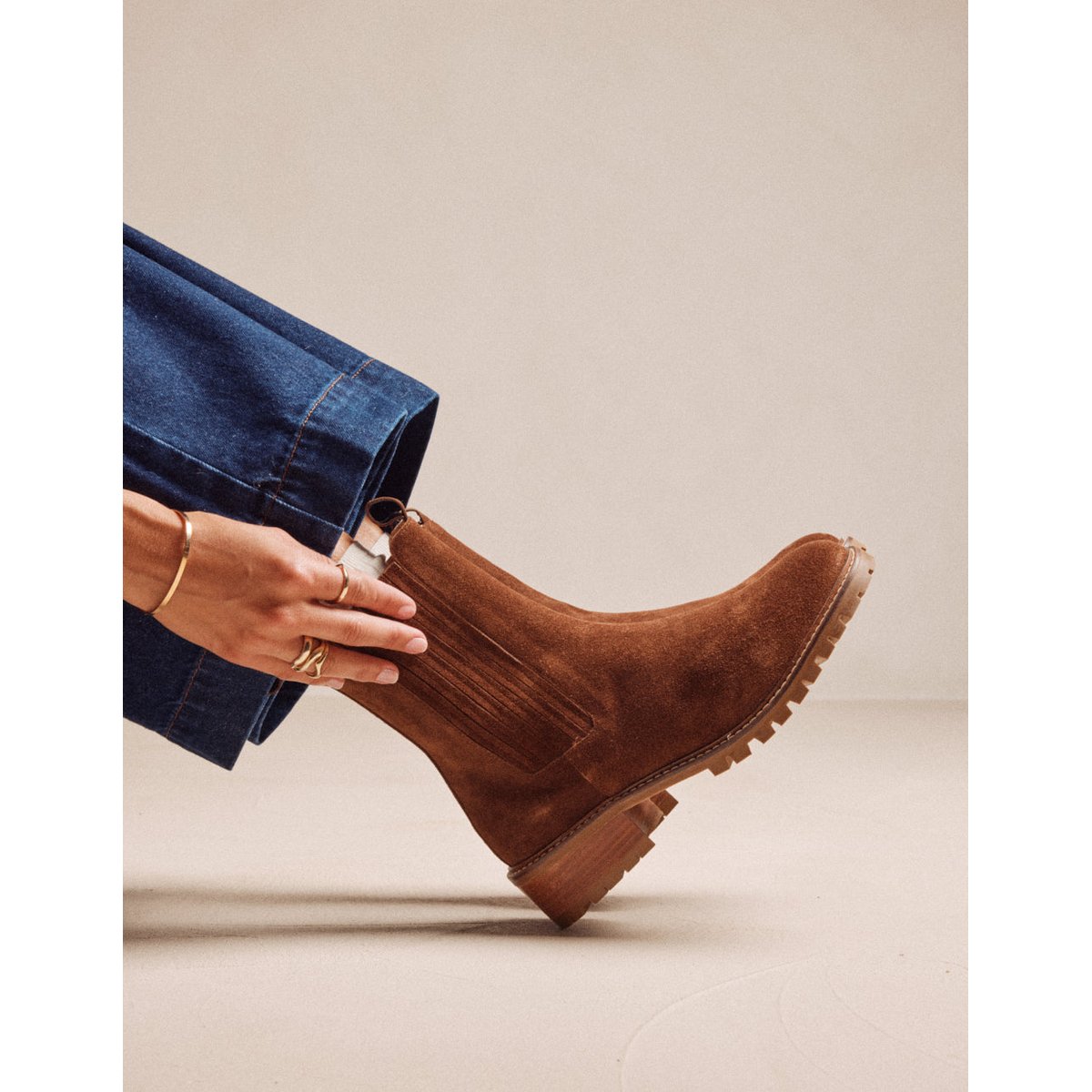 Bottines DORIANNE marron, ODAJE