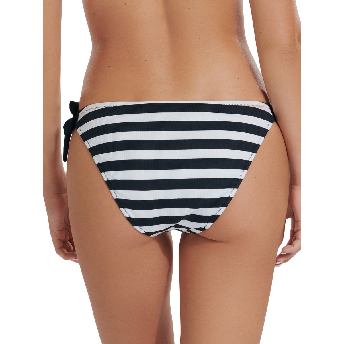 Bas maillot slip de bain à nouettes Rhodes noir, LISCA
