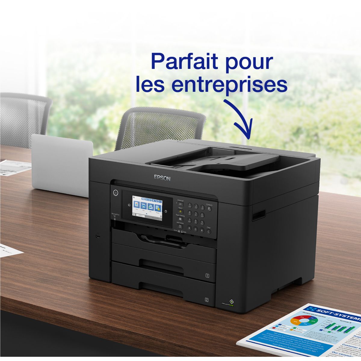 Imprimante jet d'encre WorkForce WF-7840DTWF couleur unique, EPSON