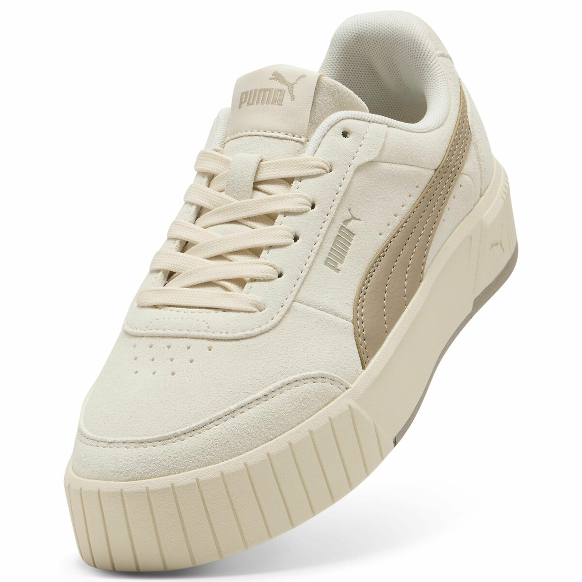 Baskets Carina Mia Suede beige/marron, PUMA