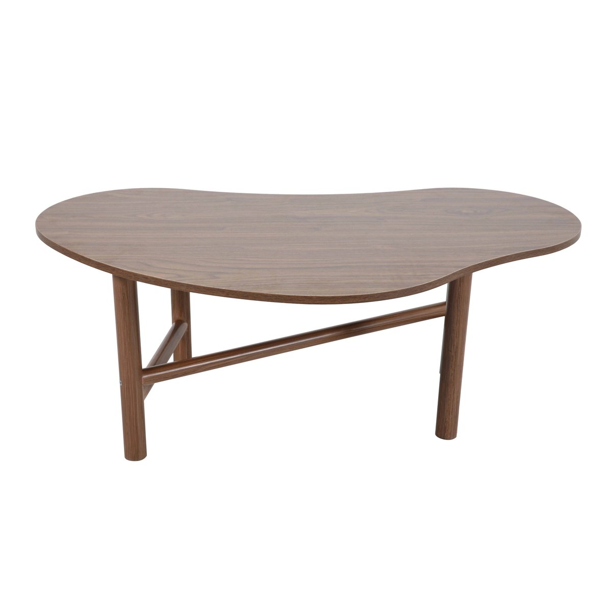 Table basse en MDF décor mélaminé, SPENCER marron, OVIALA