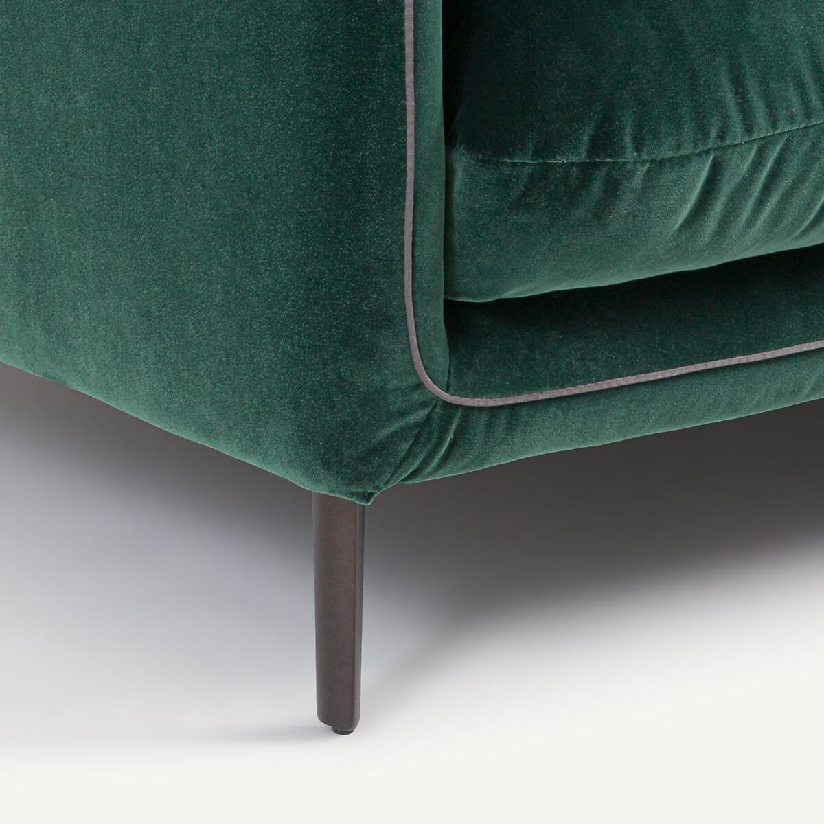 Compacte fluwelen zetel, BOTERO groen , AM.PM