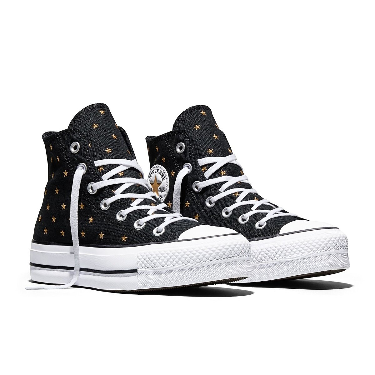 Baskets CTAS Lift Embroidered Stars noir, CONVERSE