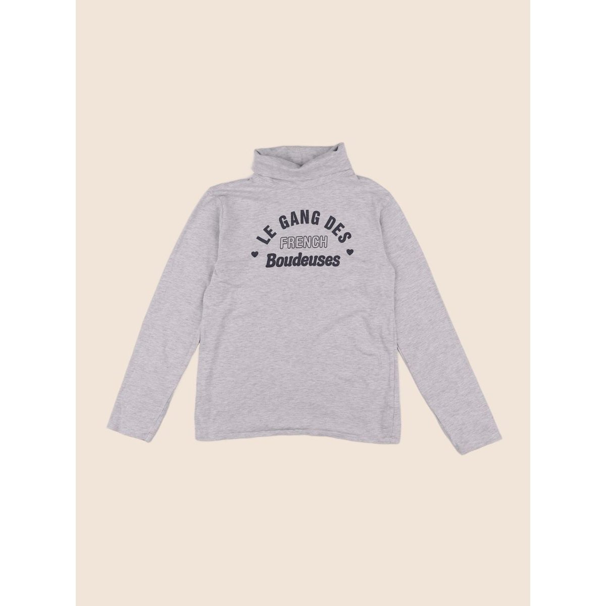 Sous-pull - Très bon état gris, VERTBAUDET