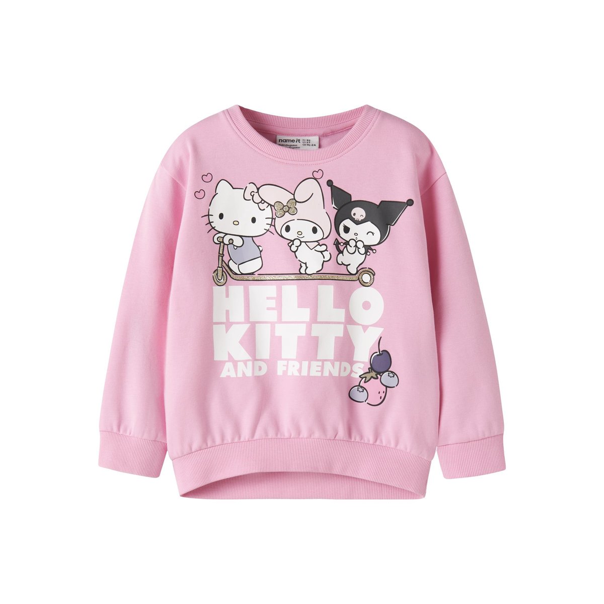 Sweat-Shirt violet - begonia pink1, NAME IT