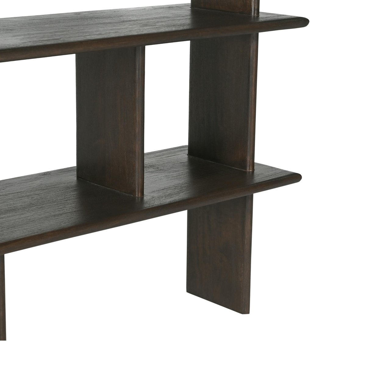 Bibliothèque déstructurée en bois marron 150 cm ALMA marron, PIER IMPORT