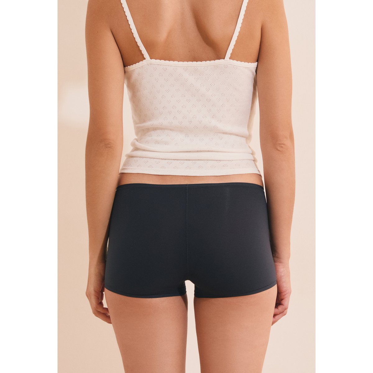 Shorty en microfibre PURE SOFT BAC marine, ETAM