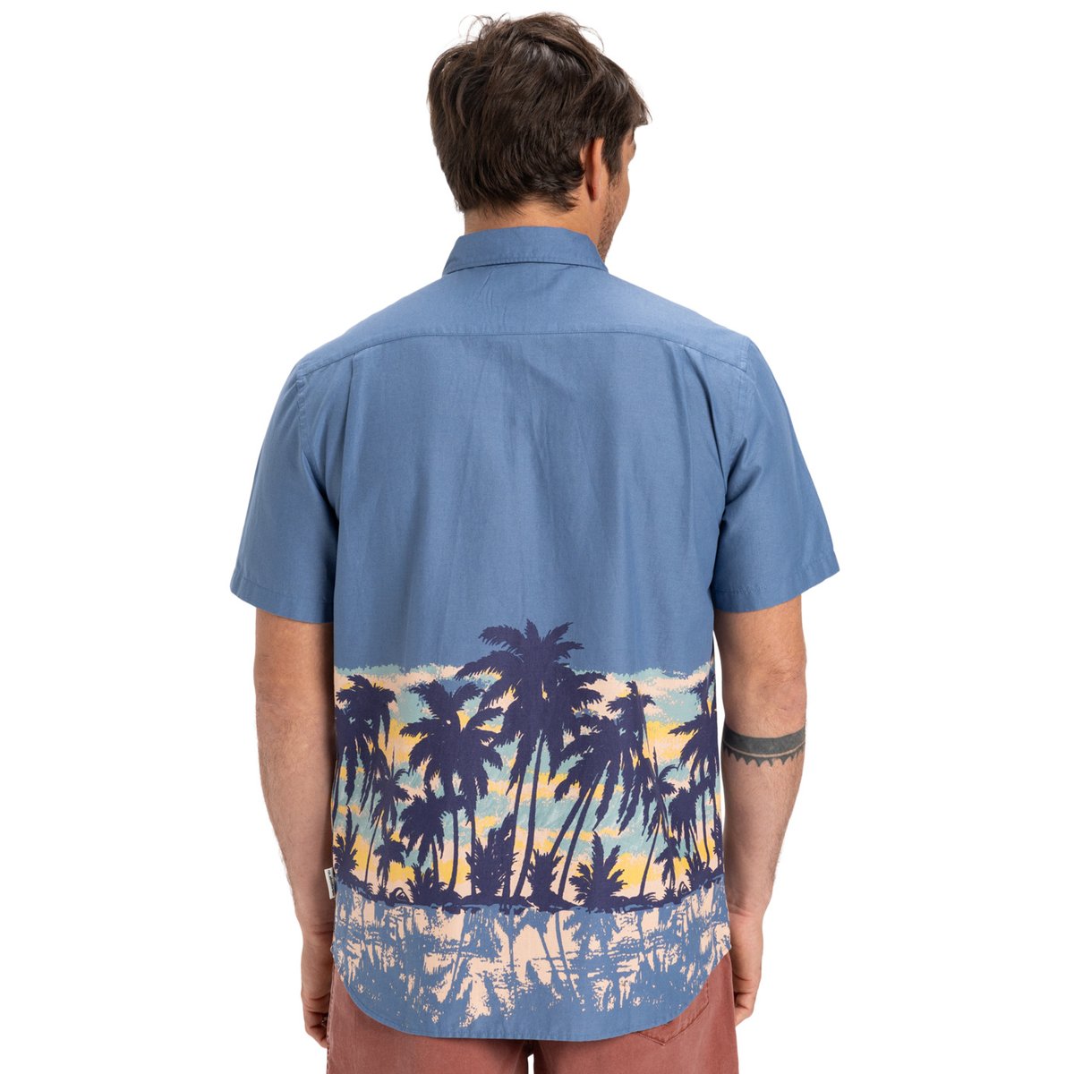 Chemise à manches courtes APERO CLASSIC ENGINEERED bleu coronet blue engineered, QUIKSILVER