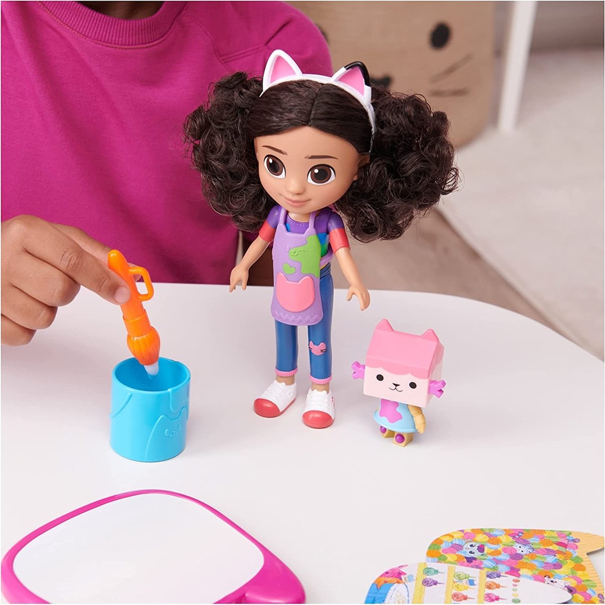 Gabby's Dollhouse Poupées de bricolage Gabby Deluxe multicolore, SPIN MASTER