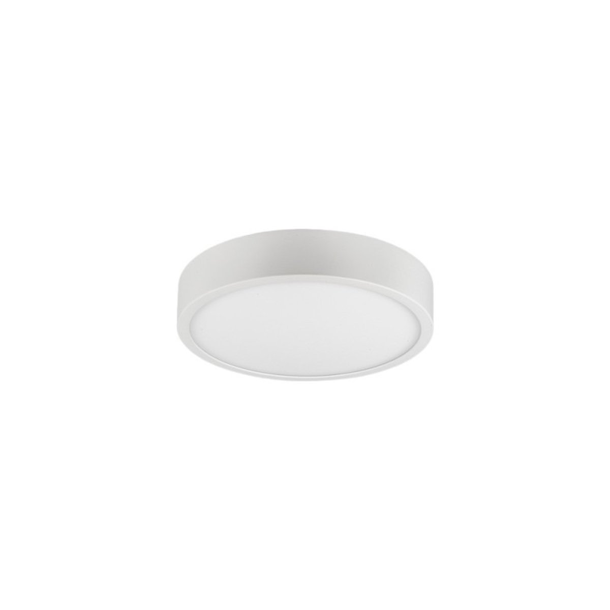Plafonnier led rond blanc Saona Diam 17 blanc, MILLUMINE